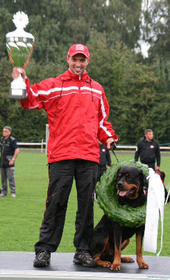 Ronny Gruber IFR IPO Weltmeister 2010 mit Hoss vom Hause Neubrand